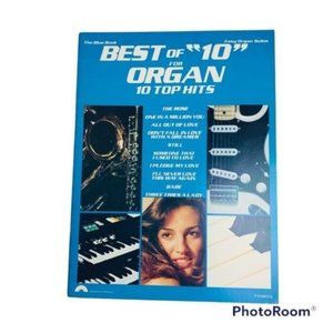 The Blue Book Best Of 10 For Organ Ten Top Hits Easy Solos 1981 Columbia Picture